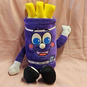 Fry Guy Jilly's French Fry Factory Purple Stuffed Plush, Ocean City, NJ